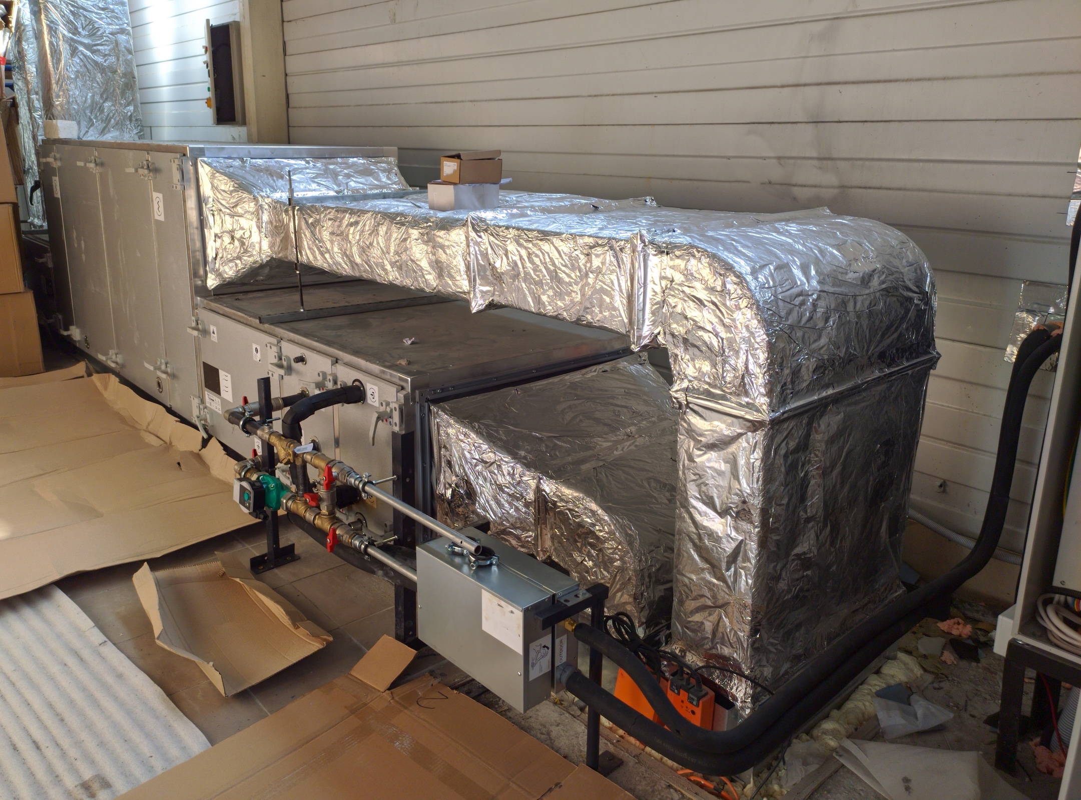 Air Recuperator. Filtration and ventilation system.