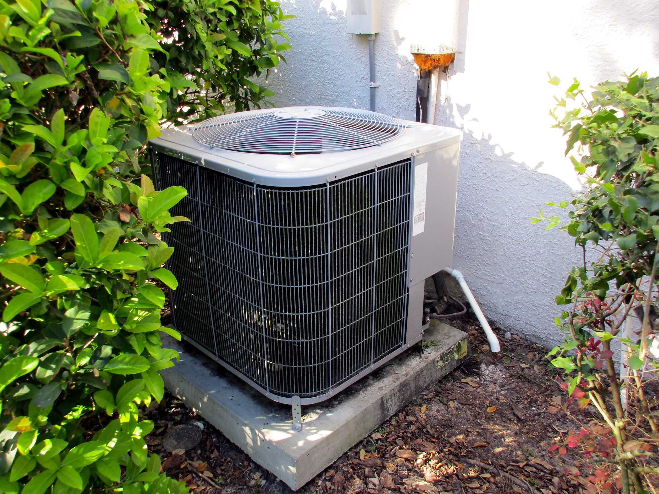 AC unit outside a home