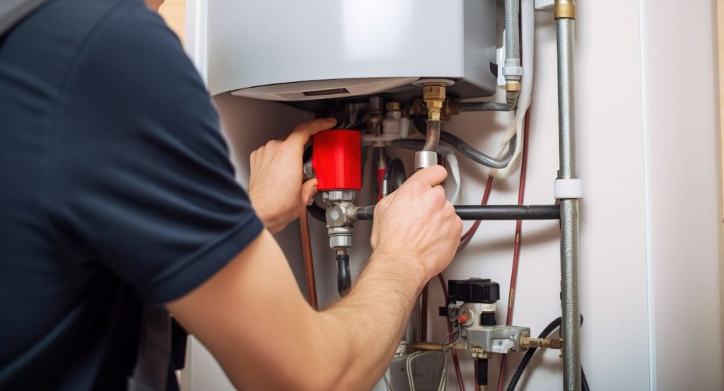 plumber-fixing-water-heater